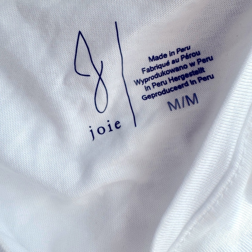 Joie Swiftie White Shirt - Picture 4 of 4